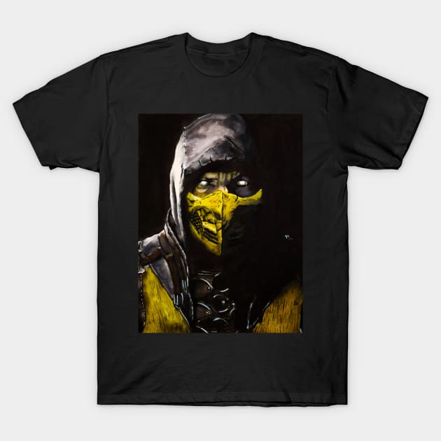 Watercolor MKX Scorpion T-Shirt by Kozna_art